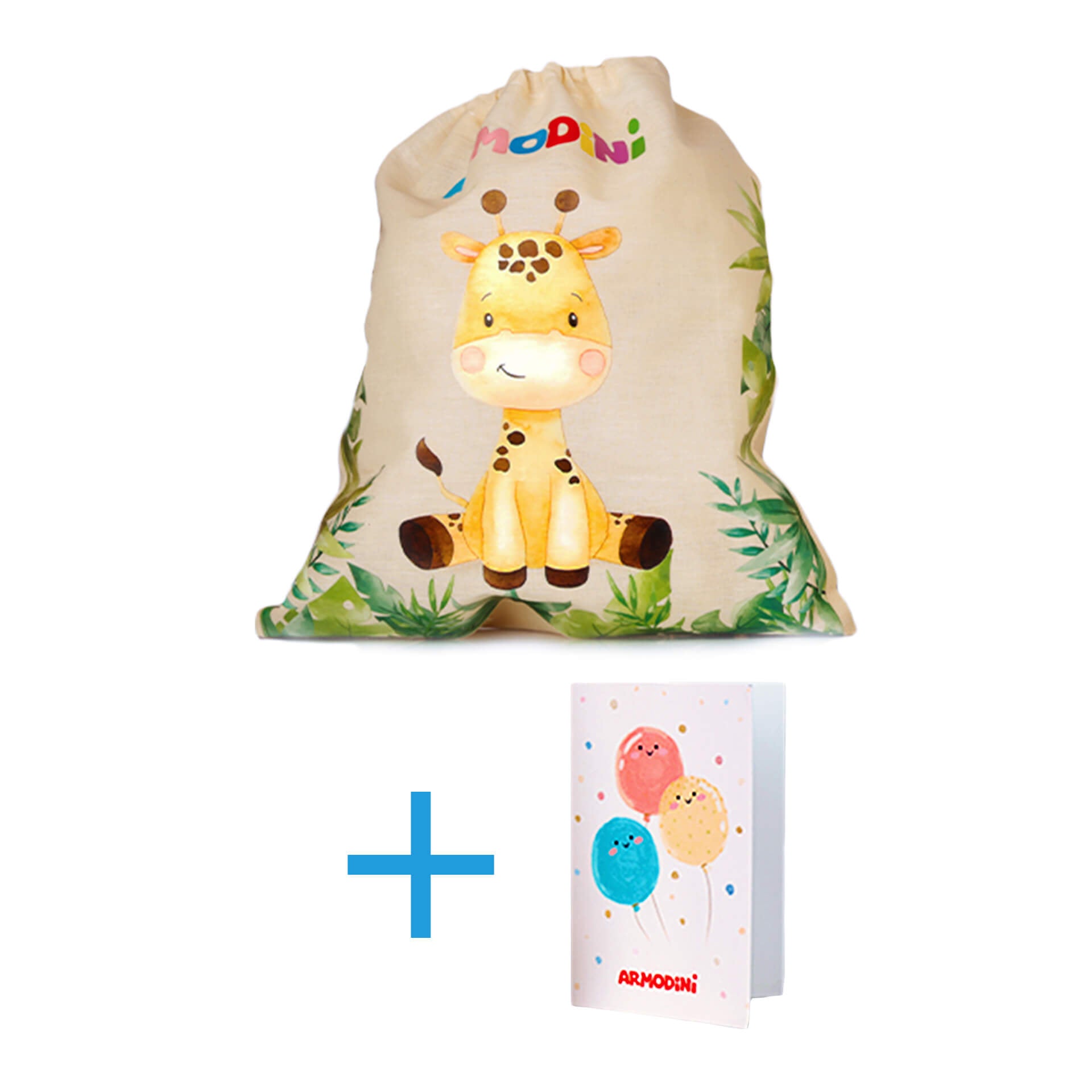 Ajándéktáska és üdvözlőkártya