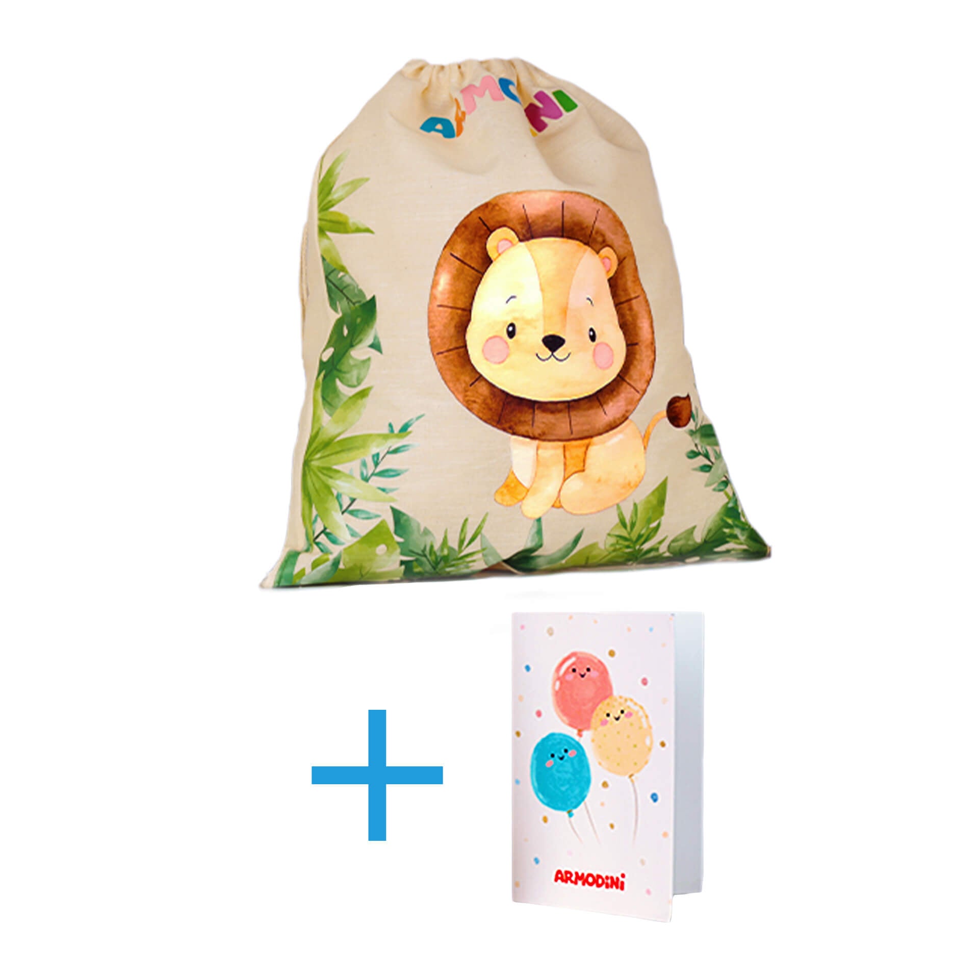 Ajándéktáska és üdvözlőkártya